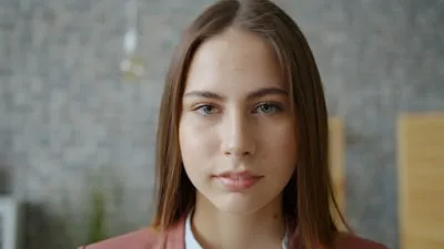 woman in meet